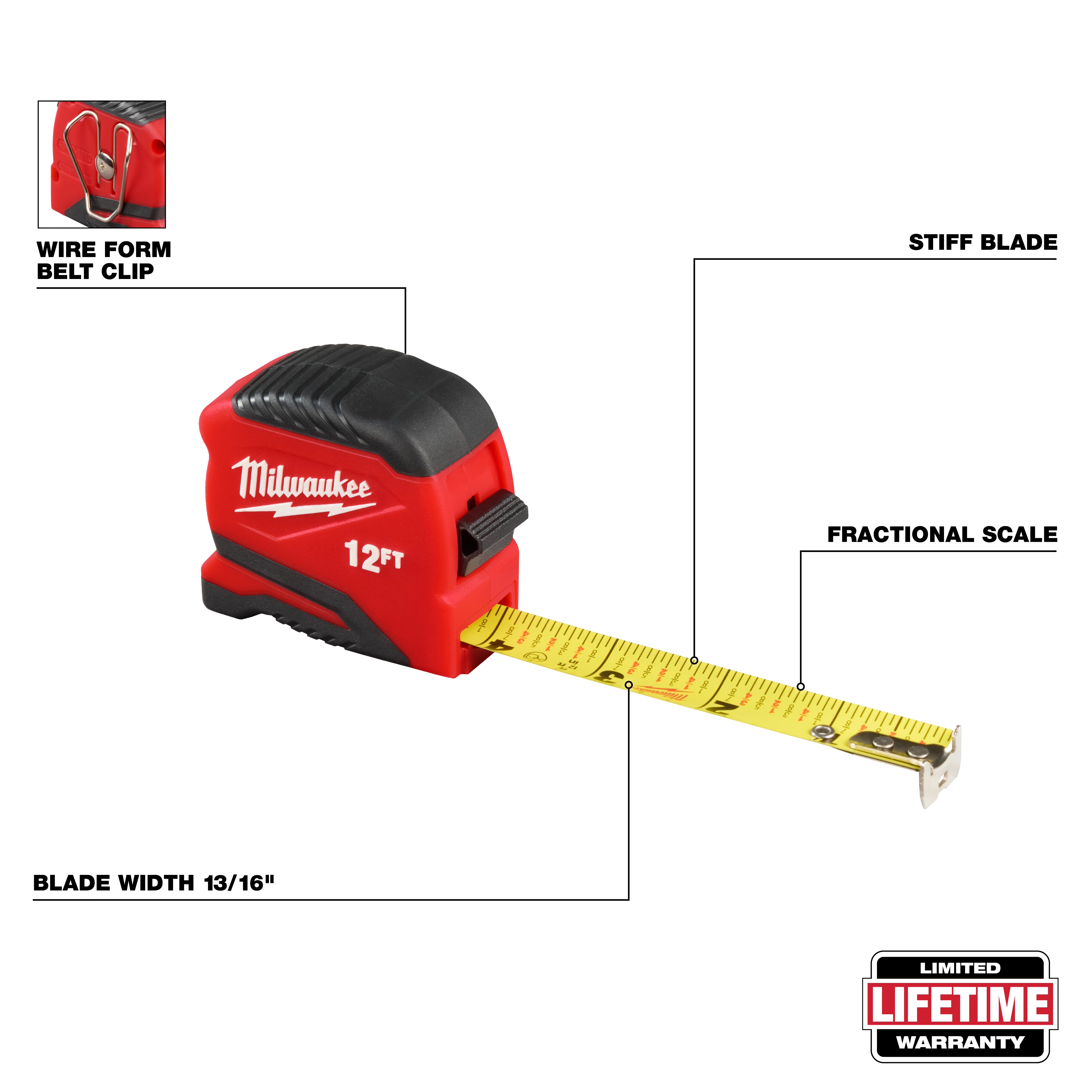 25ft Auto-Lock Tape Measure