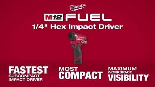 Milwaukee M12 FUEL Quarter Inch Hex Impact Driver