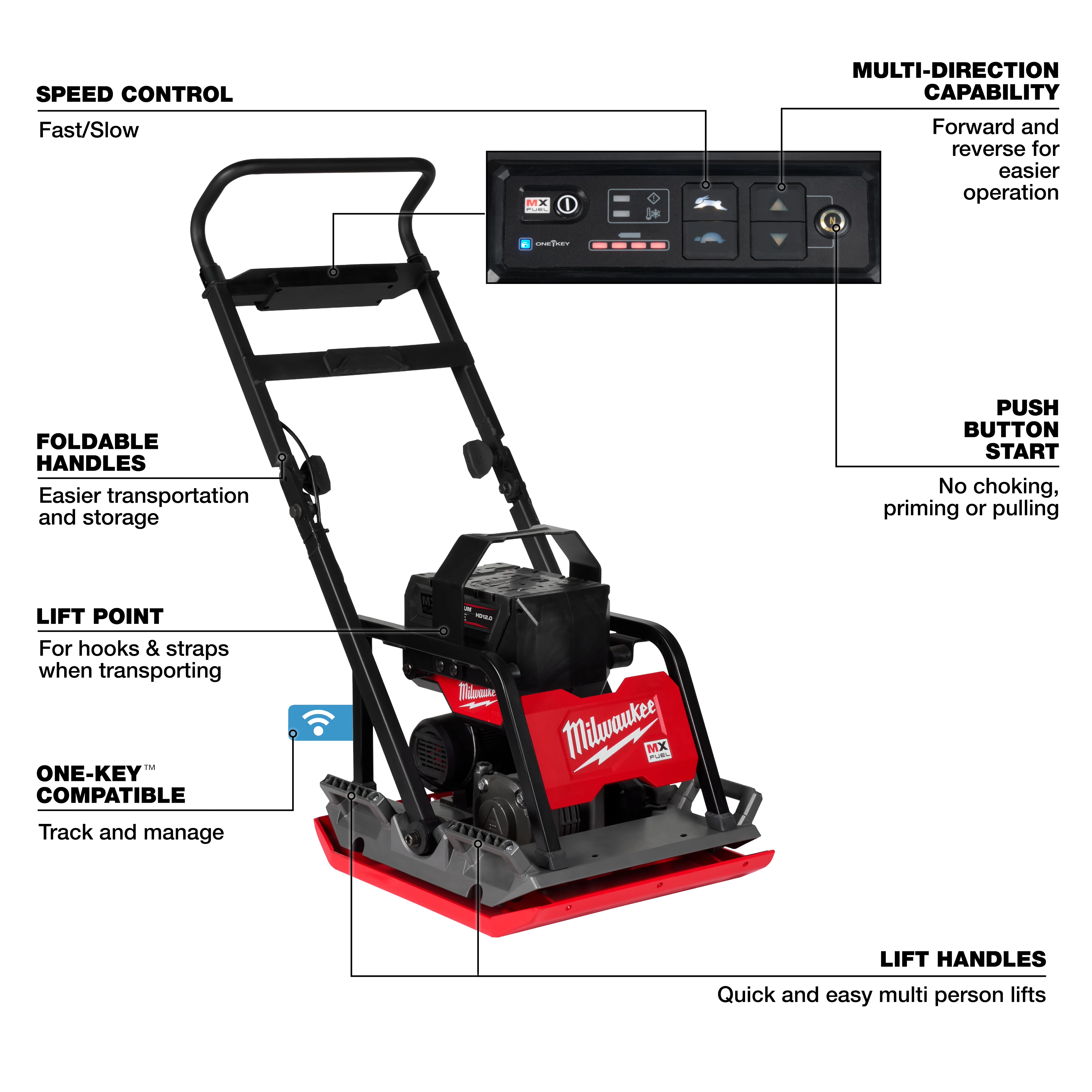 MX FUEL™ 20" Plate Compactor