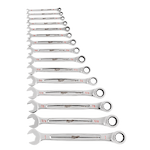 48-22-9416 - 15 pc. Metric Ratcheting Combination Wrench Set