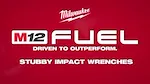 Milwaukee M12 FUEL Stubby Impact Wrenches