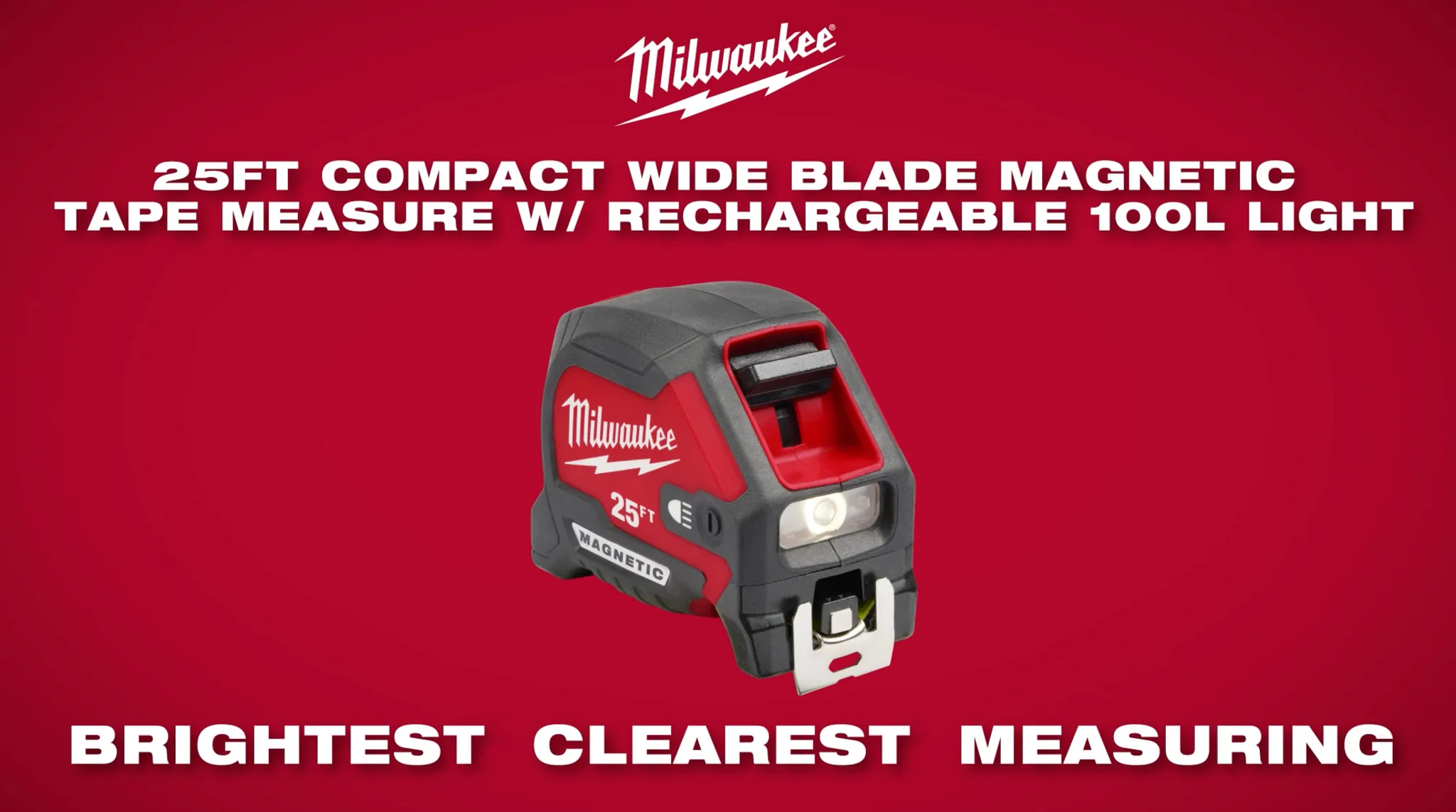 Milwaukee® 25FT LED Tape Measure