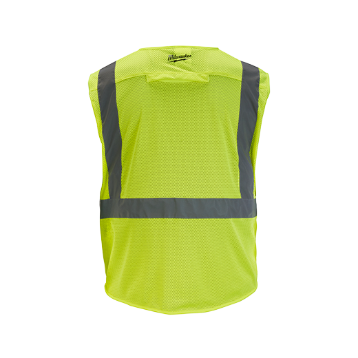 48-73-5111, 48-73-5112, 48-73-5113, 48-73-5114 - Class 2 High Visibility Yellow Mesh Safety Vest - L/XL